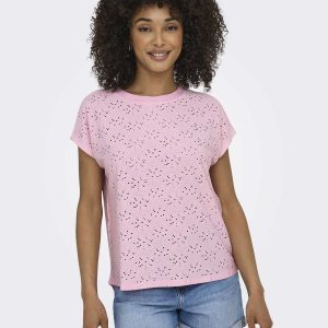 T-shirt maniche corte Only Roseate Spoonbill unisex in rosa