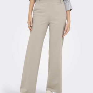 Only Poptrash, pantaloni tailored unisex a vita media in colore Altri