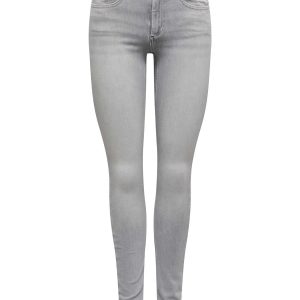 JEANS SKINNY ONLY DA RAGAZZA GRIGIO