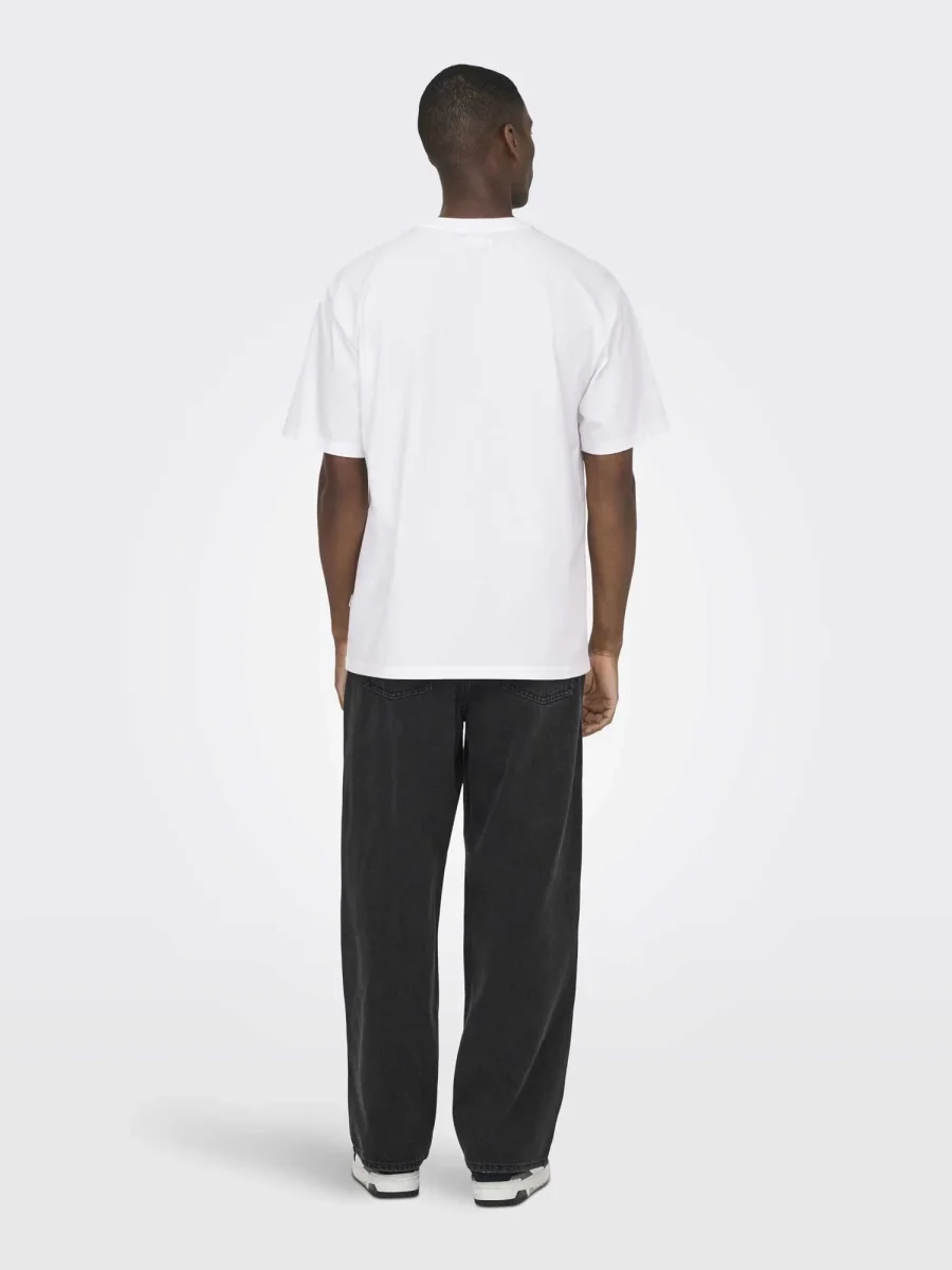 T-shirt unisex adulto Only & Sons Brigh in cotone versatile - immagine 4