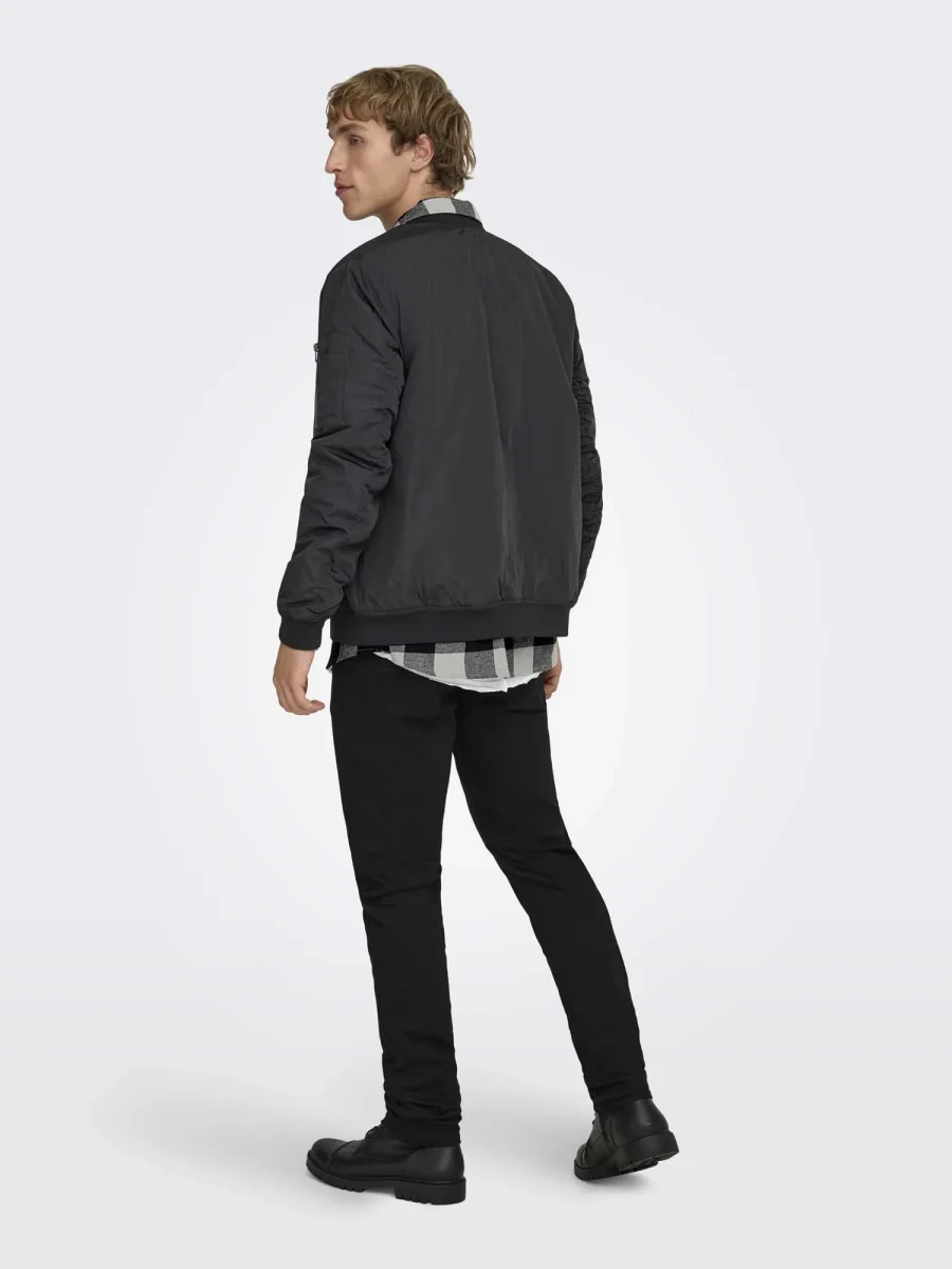 Only & Sons Onsjoshua, bomber unisex adulto nero - immagine 4