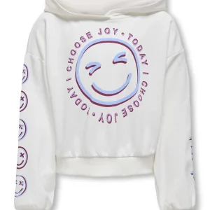 Felpa Kogsmile unisex con cappuccio color tofu in stile loose
