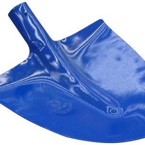 BADILE A PUNTA IN ACCIAIO TEMPERATO VERNICIATO CON SPALLA  mm. 290×285