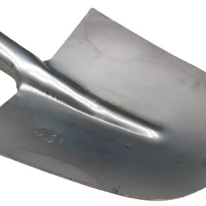 BADILE A PUNTA TONDA IN ACCIAO STAMPATO mm. 280×290 (n? 3)