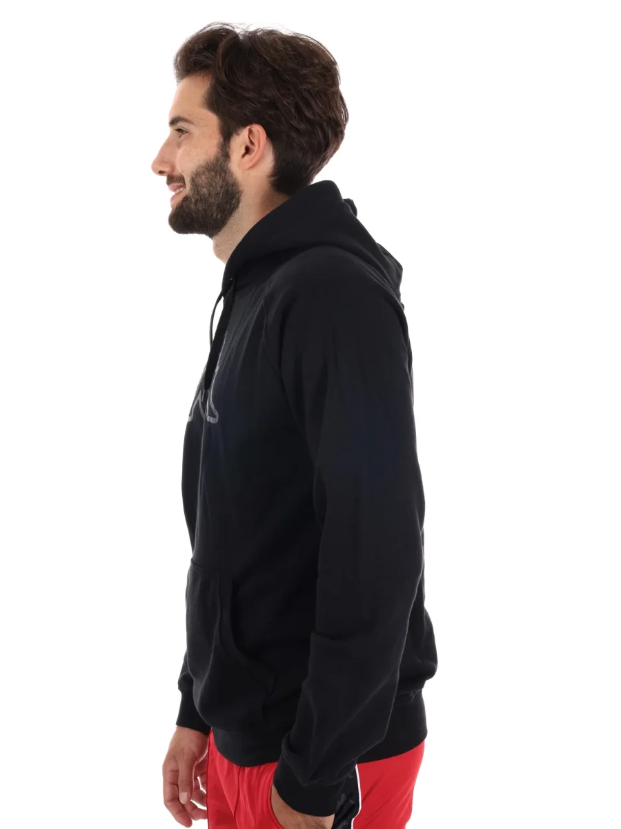 FELPA CAPPUCCIO KAPPA DA UOMO NERO - immagine 4