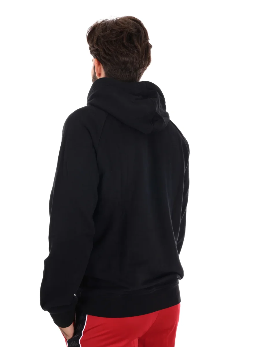 FELPA CAPPUCCIO KAPPA DA UOMO NERO - immagine 5