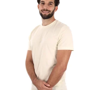 T-SHIRT KAPPA DA UOMO PANNA