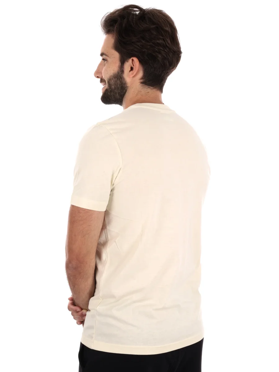 T-SHIRT KAPPA DA UOMO PANNA - immagine 4