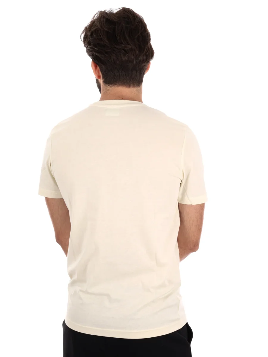 T-SHIRT KAPPA DA UOMO PANNA - immagine 5