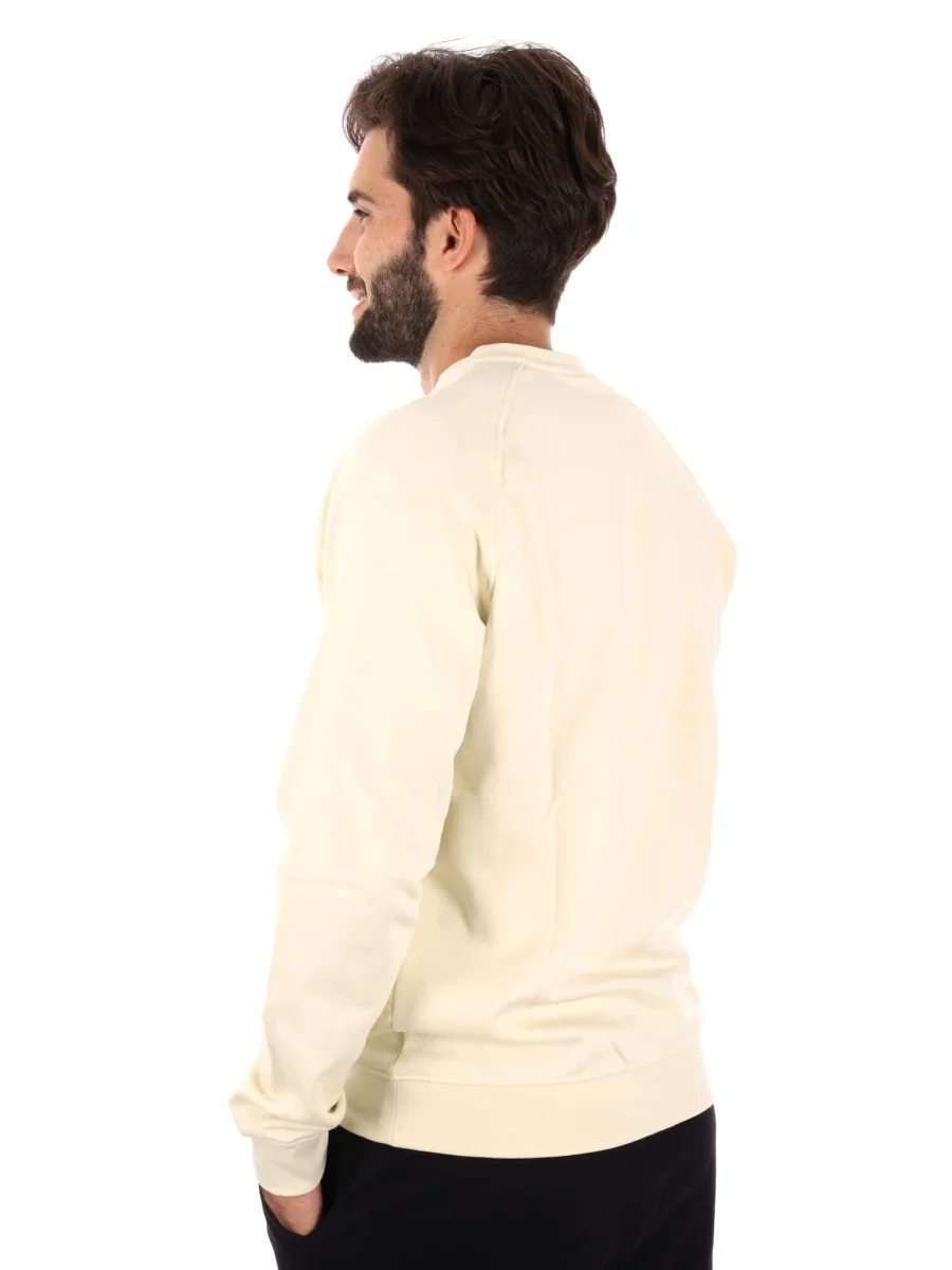 FELPA GIROCOLLO KAPPA DA UOMO PANNA - immagine 4