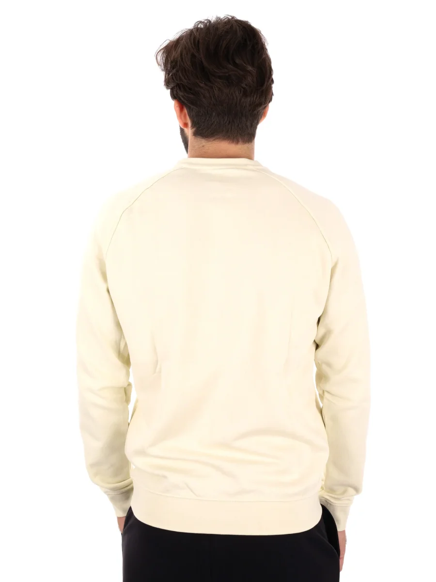 FELPA GIROCOLLO KAPPA DA UOMO PANNA - immagine 5