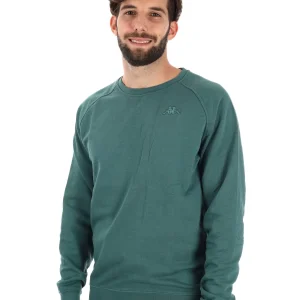 FELPA GIROCOLLO KAPPA DA UOMO VERDE