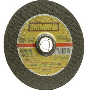 Grinding DISCO ABRASIVO CENTRO DEPRESSO per granito ? mm. 230×3,2×22,2