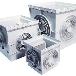 POZZETTO SINGOLO IN PLASTICA SENZA COPERCHIO cm. 40x40x39,5 h