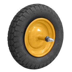 UTILIA RUOTA PNEUMATICA X CARRIOLA EUROSTARK MIS.350-8 ASSE CM.20.5/PERNO CM.26