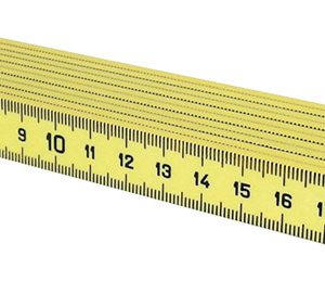 DOPPIOMETRO IN ABS col. Giallo lunghezza mt.2