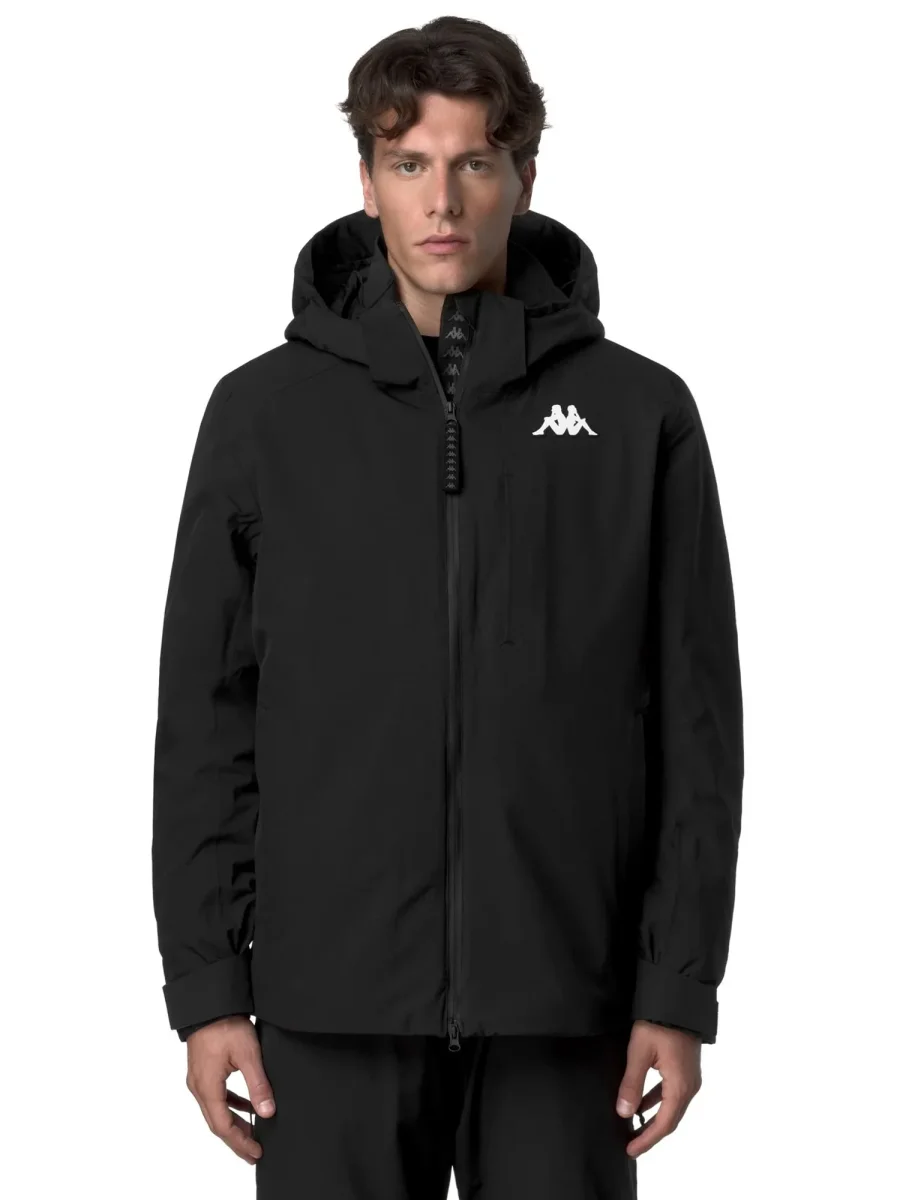 GIACCA SCI IMPERMEABILE KAPPA DA UOMO NERO - immagine 2
