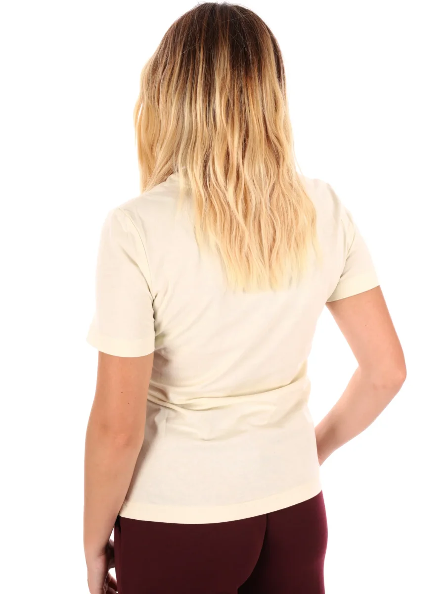 T-SHIRT BASIC KAPPA DA DONNA PANNA - immagine 5
