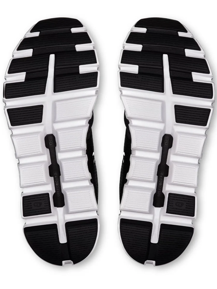 SNEAKERS CLOUD 6 ON DA DONNA NERO BIANCO - immagine 7