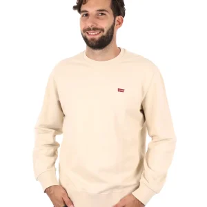 FELPA GIROCOLLO HOUSEMARK LEVIS DA UOMO PANNA