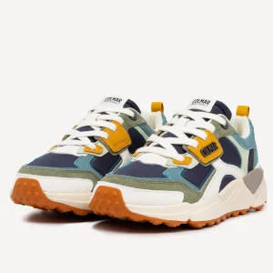 SNEAKERS BLU-MULTICOLOR GARNER COLMAR DA UOMO