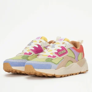 SNEAKERS VERDE-MULTICOLOR GARNER COLMAR DA DONNA