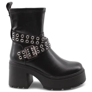 STIVALETTO MILA ROCK BUFFALO DA DONNA NERO