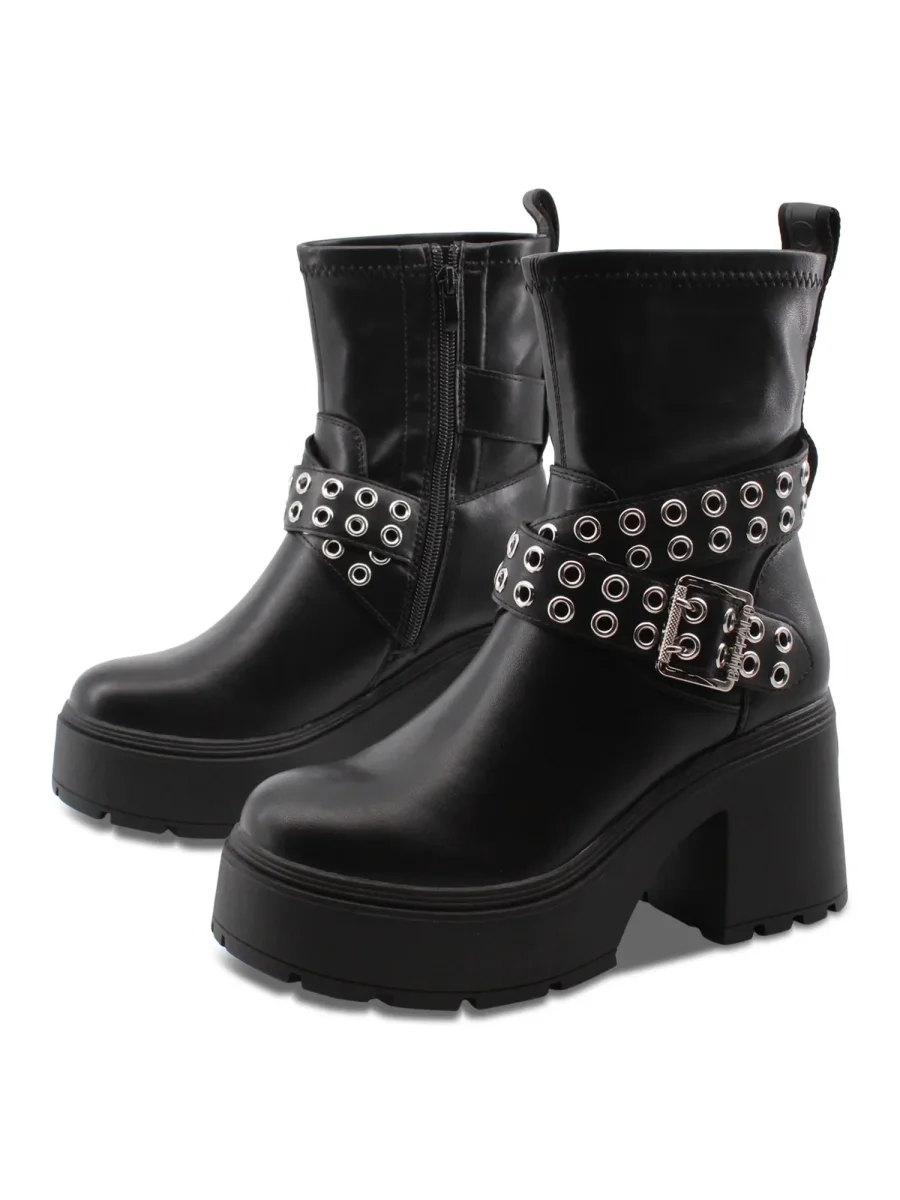 STIVALETTO MILA ROCK BUFFALO DA DONNA NERO - immagine 3