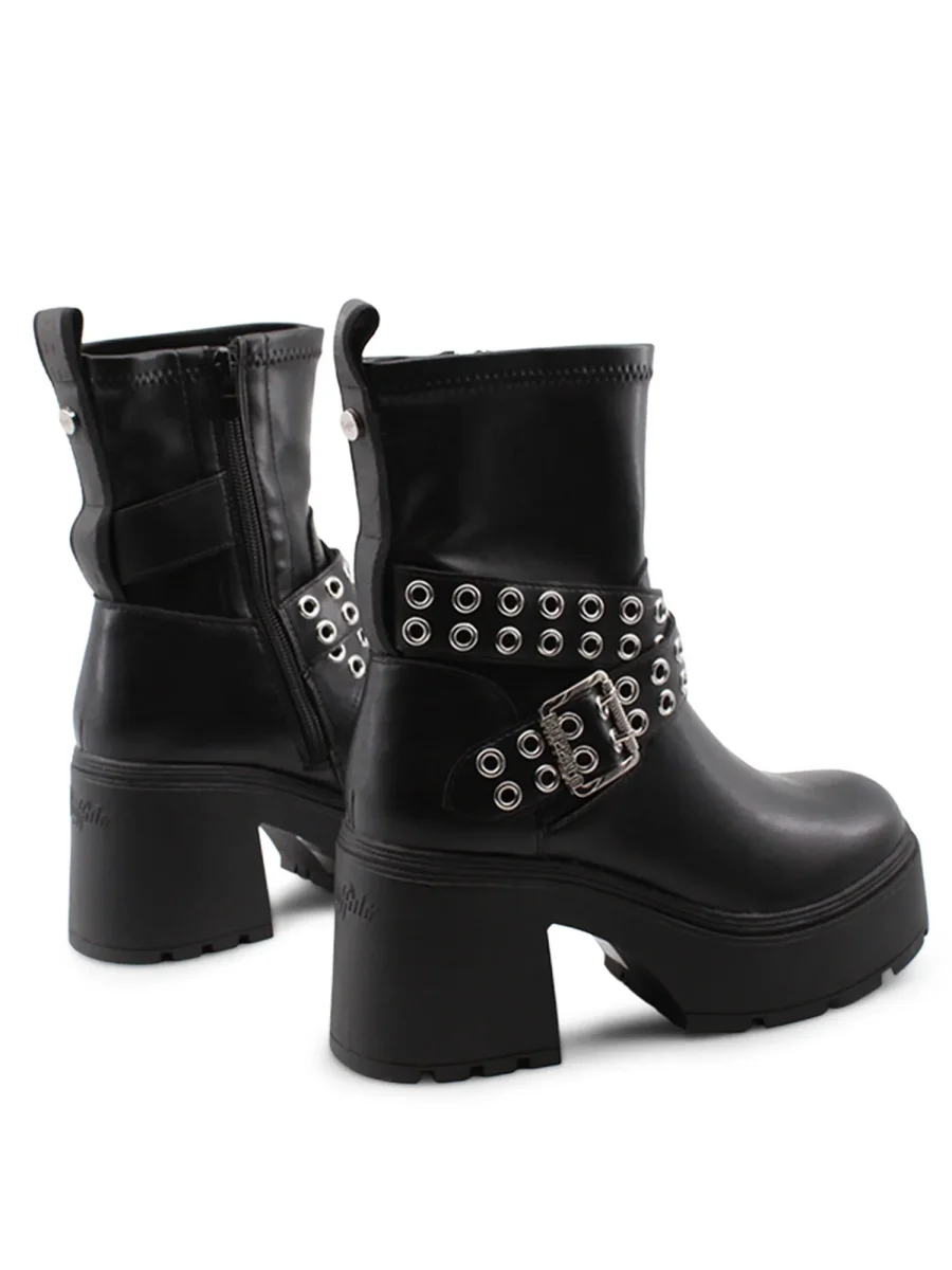 STIVALETTO MILA ROCK BUFFALO DA DONNA NERO - immagine 4