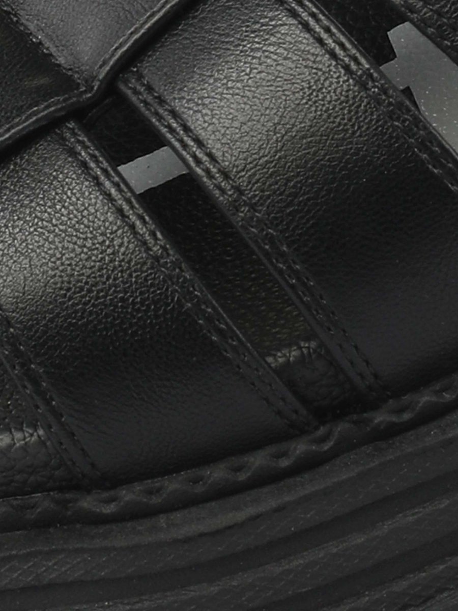 SANDALO NERO BUFFALO LENNOX FISHER DA DONNA - immagine 5