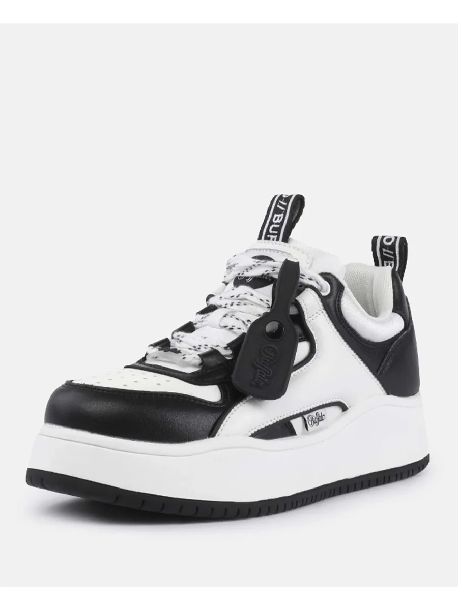 SNEAKERS BIANCA-NERA BUFFALO ARIYA ONE DA DONNA - immagine 3