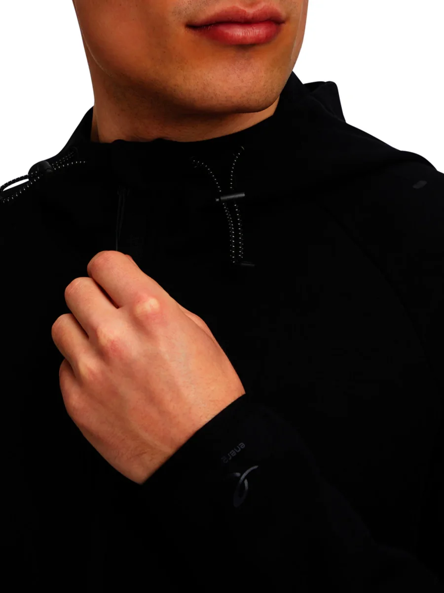 FELPA CON CAPPUCCIO TODDY ENERGETICS UOMO NERO - immagine 5