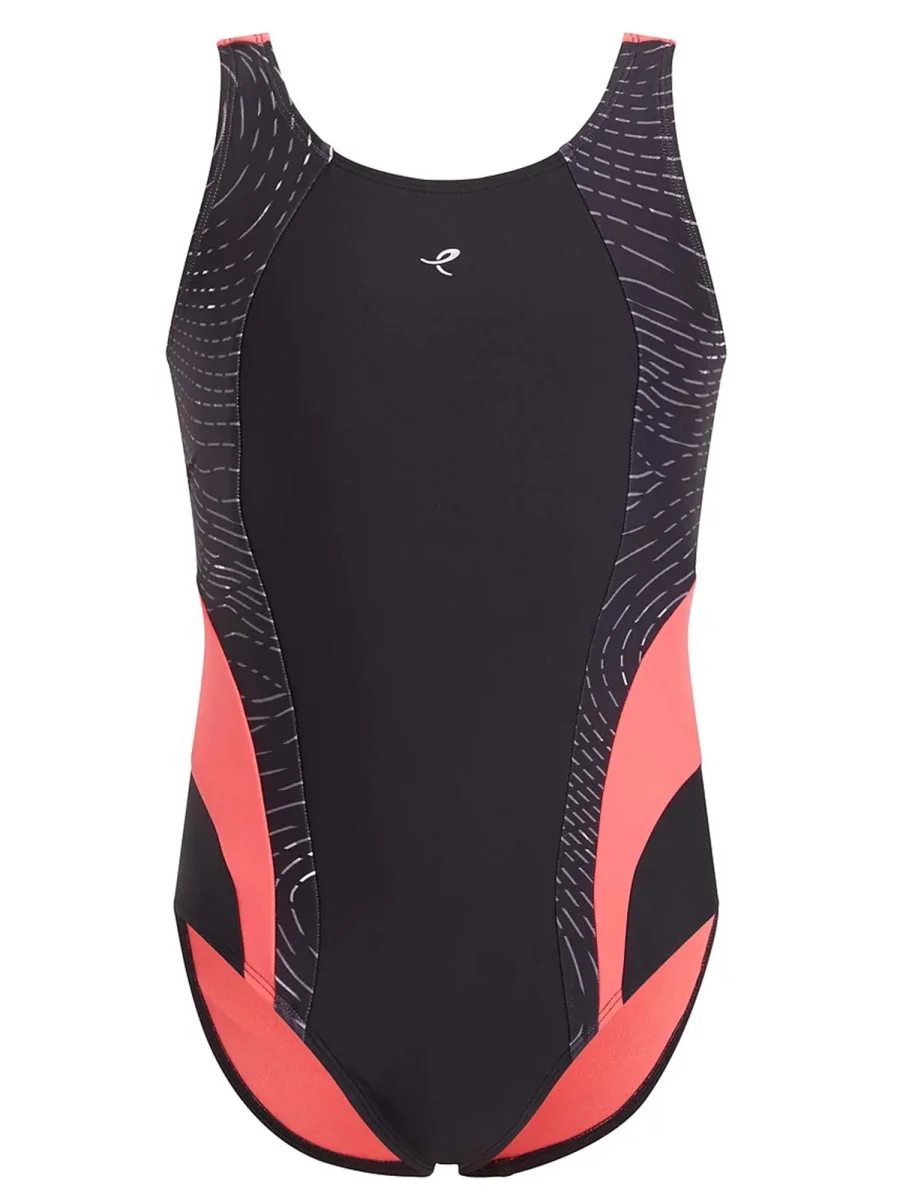 COSTUME NORA ENERGETICS DA BAMBINA NERO ROSSO - immagine 3