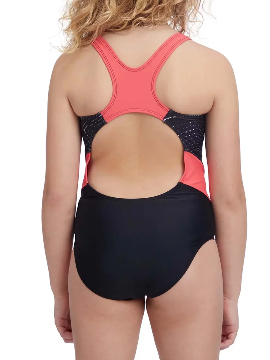 COSTUME NORA ENERGETICS DA BAMBINA NERO ROSSO - immagine 4