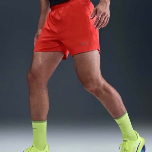 SHORT RUNNING STRIDE DRI-FIT NIKE DA UOMO CORALLO
