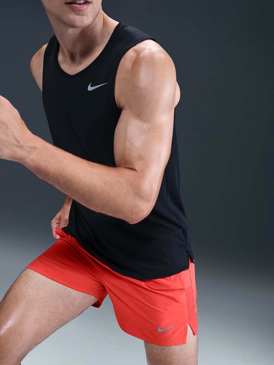 SHORT RUNNING STRIDE DRI-FIT NIKE DA UOMO CORALLO - immagine 5