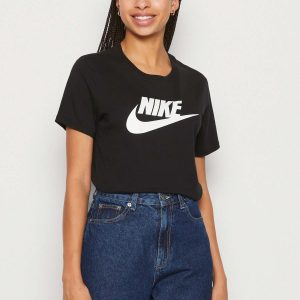 T-SHIRT GIROCOLLO NIKE DA RAGAZZA NERO