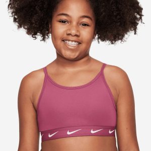 BRA CON SPALLINE SOTTILI NIKE DA BAMBINA PRUGNA