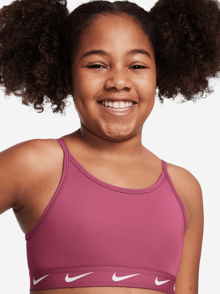 BRA CON SPALLINE SOTTILI NIKE DA BAMBINA PRUGNA - immagine 3
