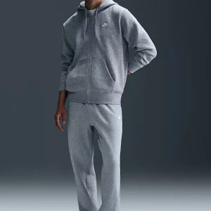 FELPA FULL ZIP CON CAPPUCCIO NIKE DA UOMO GRIGIO