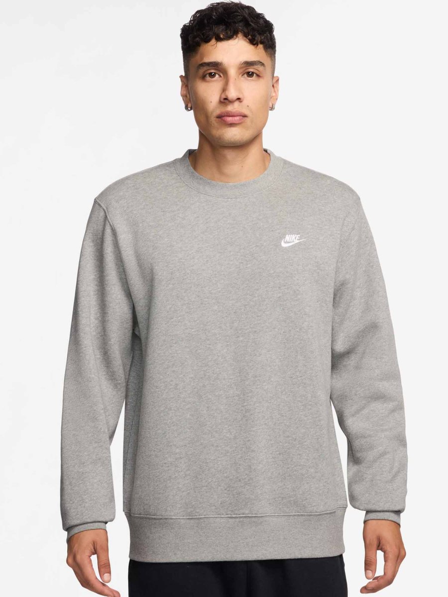 FELPA GIROCOLLO UOMO NIKE GRIGIO - immagine 2