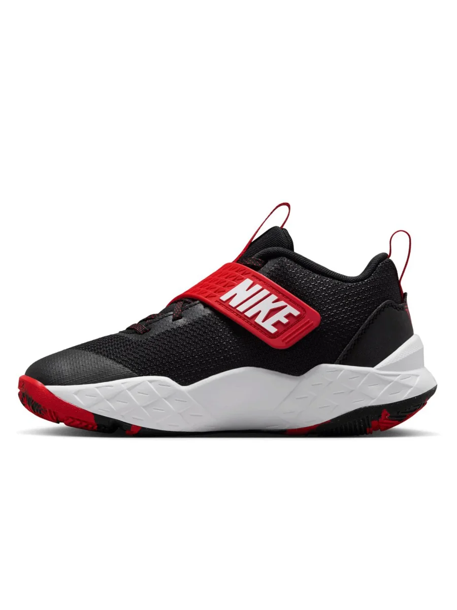SCARPA BASKET TEAM HUSTLE D NIKE DA BAMBINO NERO ROSSO - immagine 4