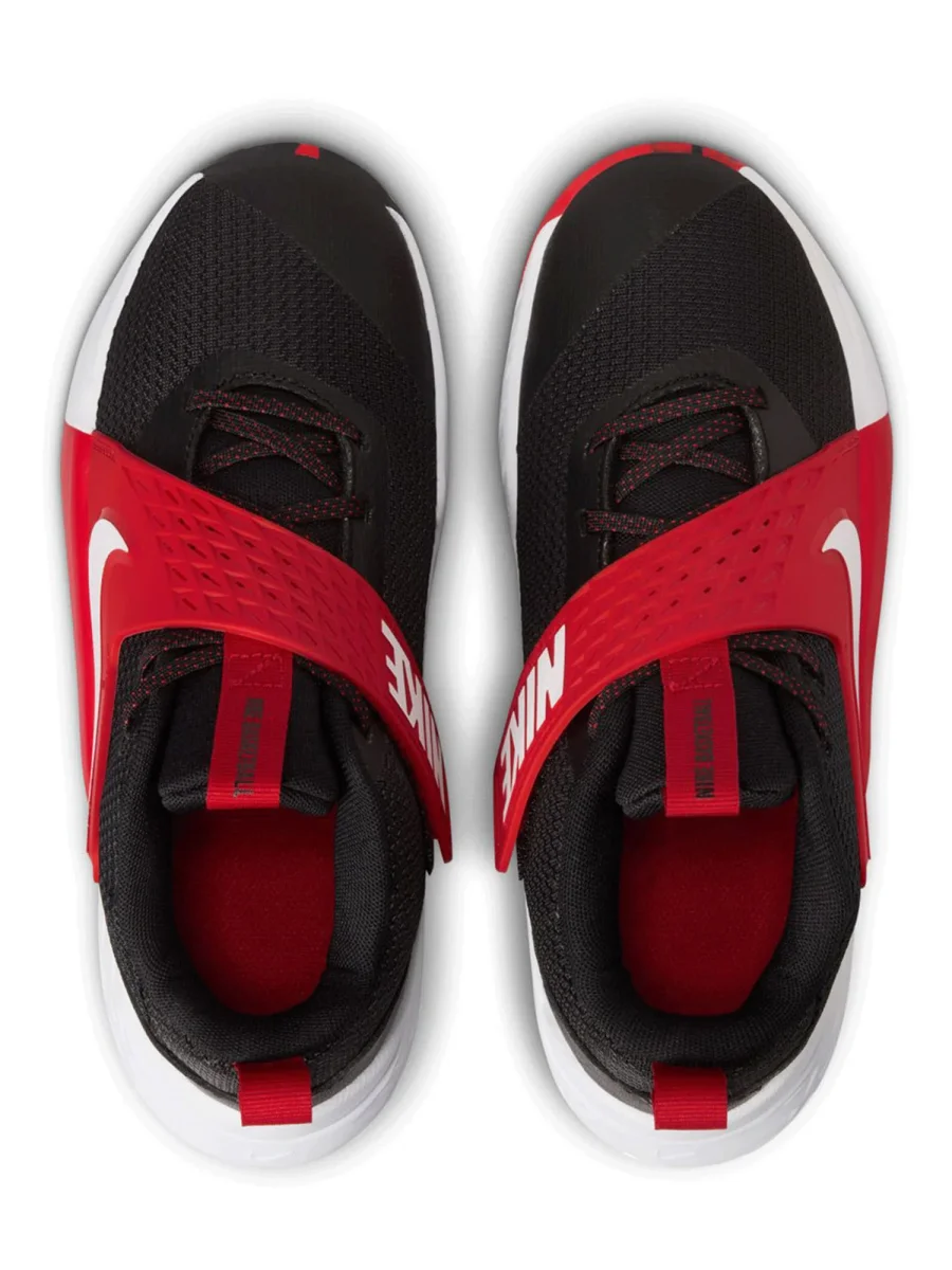 SCARPA BASKET TEAM HUSTLE D NIKE DA BAMBINO NERO ROSSO - immagine 5