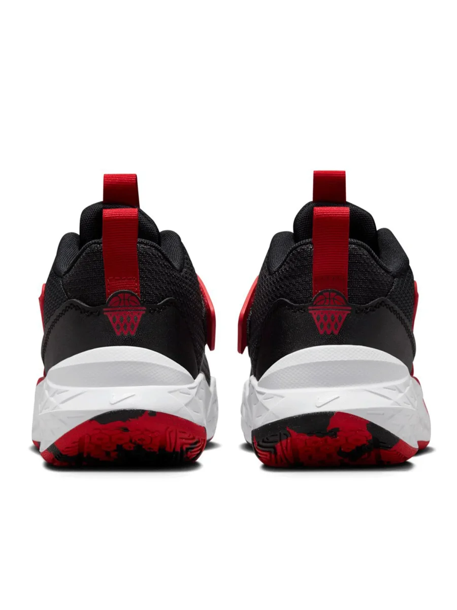 SCARPA BASKET TEAM HUSTLE D NIKE DA BAMBINO NERO ROSSO - immagine 6