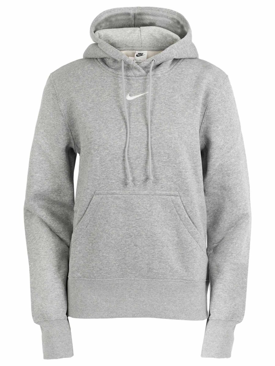 FELPA CON CAPPUCCIO NIKE DA DONNA GRIGIO - immagine 3