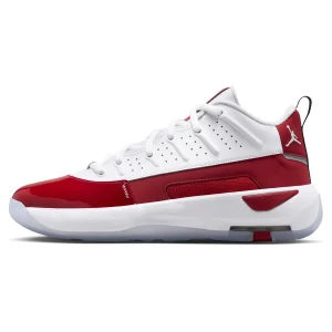 SCARPA BASKET MAX AURA 7 JORDAN DA UOMO BIANCO ROSSO
