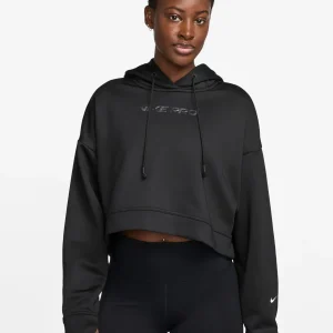 FELPA TRAINING NIKE PRO DA DONNA NERO