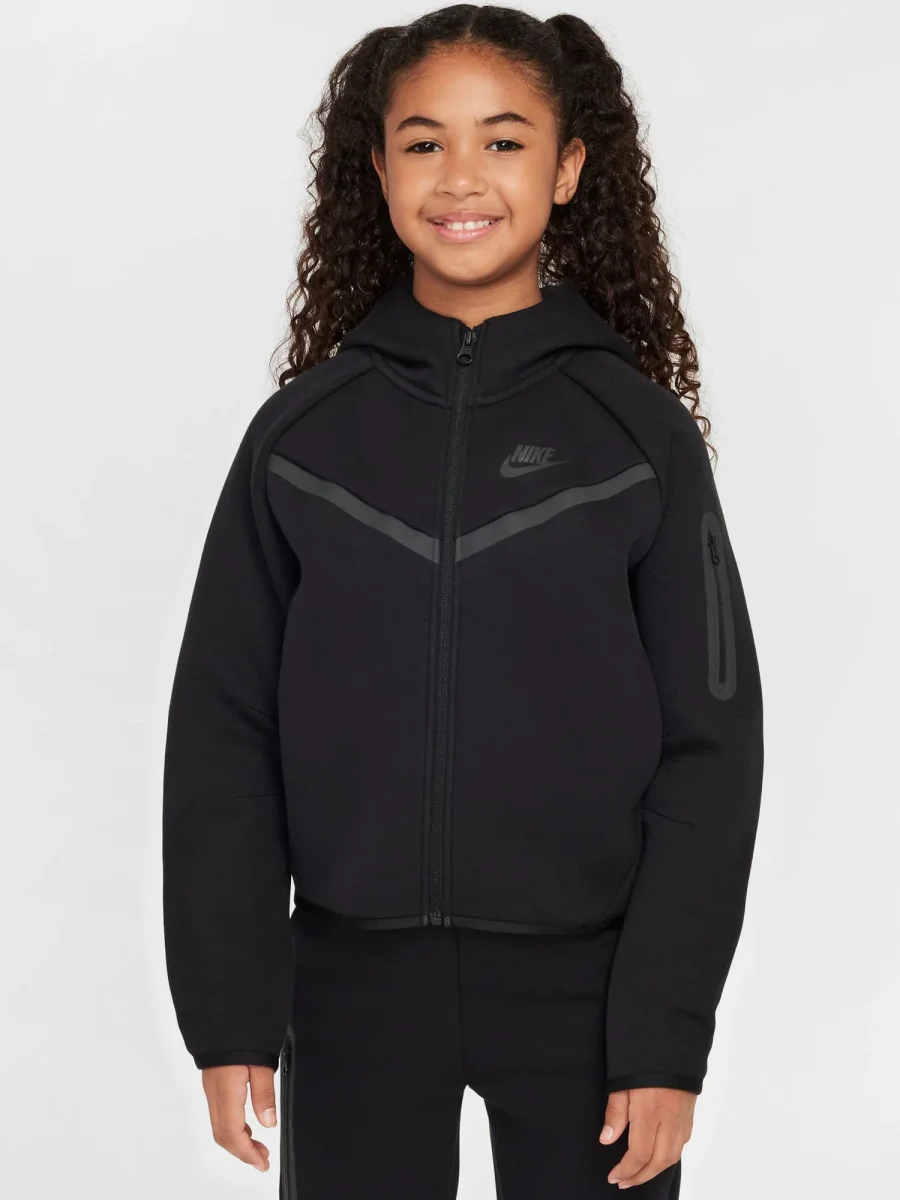 FELPA TECH NIKE DA BAMBINA NERO - immagine 2