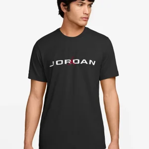 T-SHIRT GIROCOLLO JORDAN AIR DA UOMO NERO