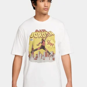 T-SHIRT COMIC JORDAN DA UOMO BIANCO